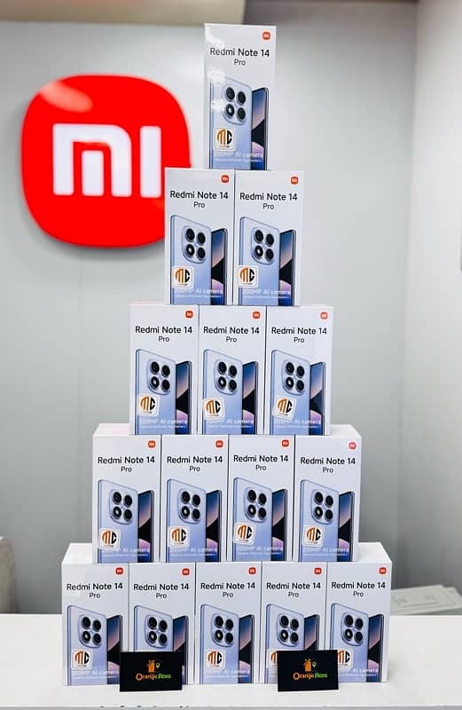 REDMI NOTE 14 & NOTE 14 PRO BOX PACKED PTA APPROVED WITH WARRANTY 1