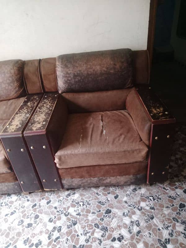 6 setr sofa set 2pc 1 PC or 3pcs for sale 3