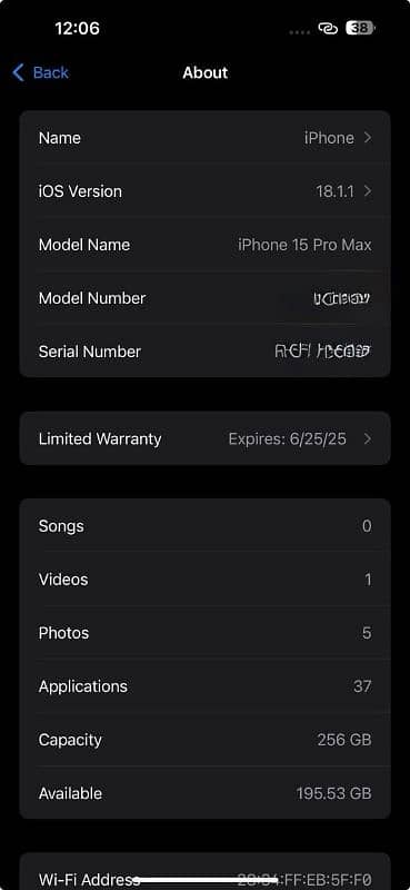 Iphone 15 Pro Max 256 GB PTA Approved 4