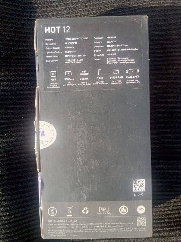 Infinix hot 12 13