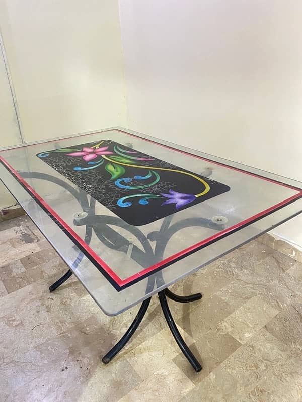 Glass dining table 0