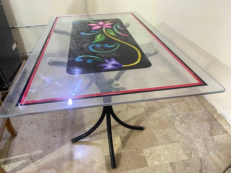 Glass dining table 1