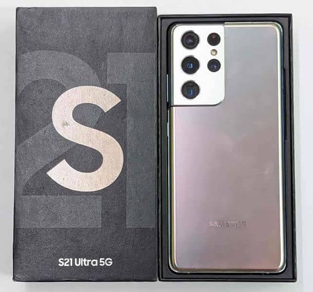 Urgent Sale s21 ultra 12/256 Dual Physical with Box Non PTA 0