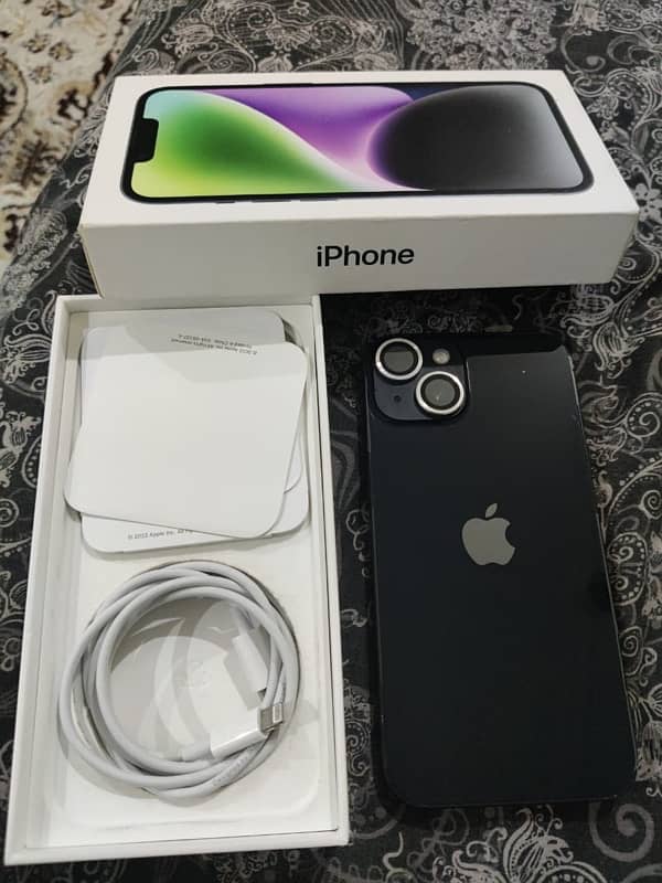 iPhone 14 128 Gb With Box 10/10 condition iPhone 0