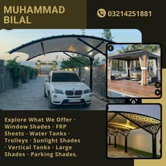 sheds \ fiberglass sheds \ tensile shades \ car parking shed \ shades