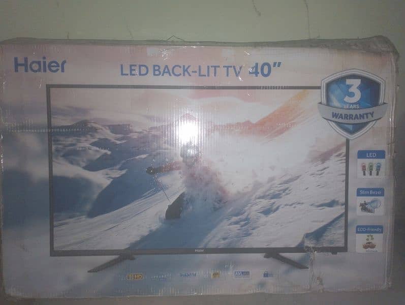 Haier tv full hd 40 inches 2