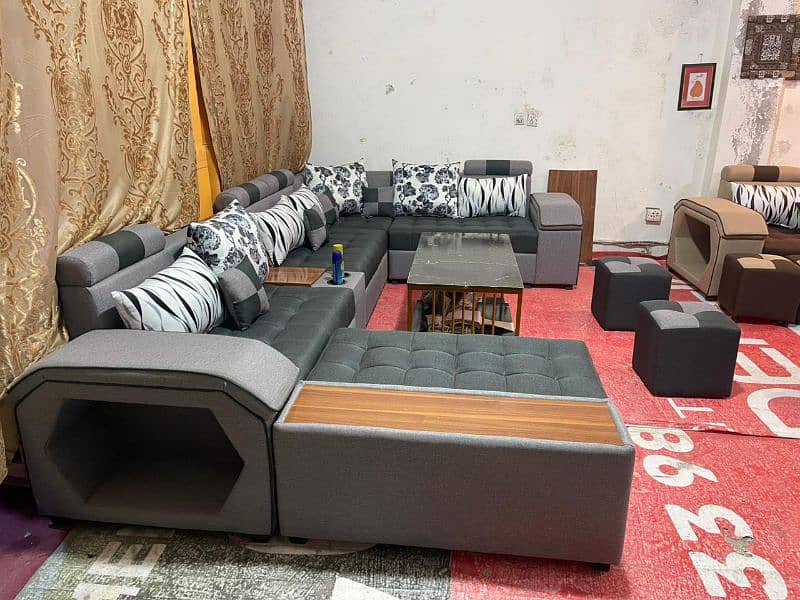 10 seater sofa set/L shape sofa/L shape sofa/corner sofa/puffy sofa 14