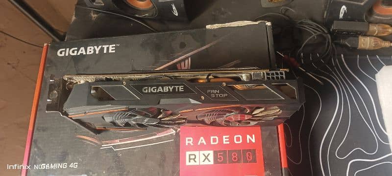 Gigabyte Radeon Rx 580 DDR5 4GB Graphic Card 1