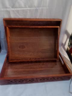 wooden tray