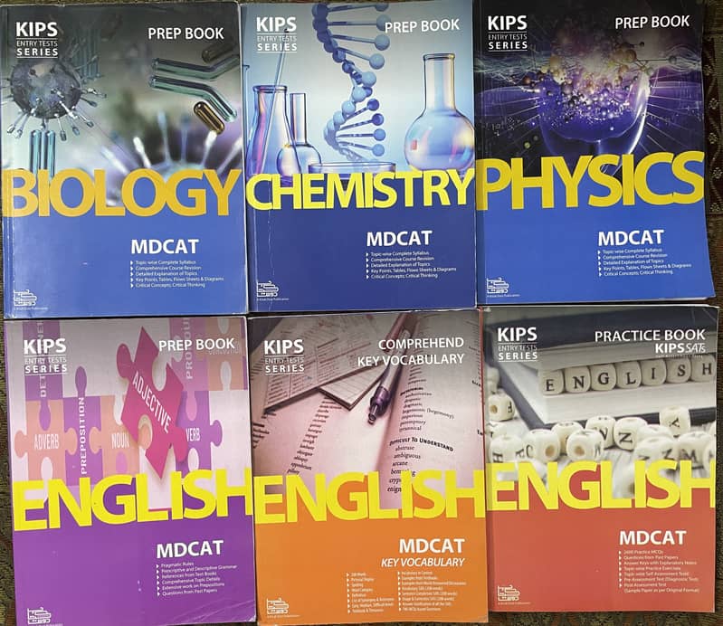 KIPS entry test prep books not used 0