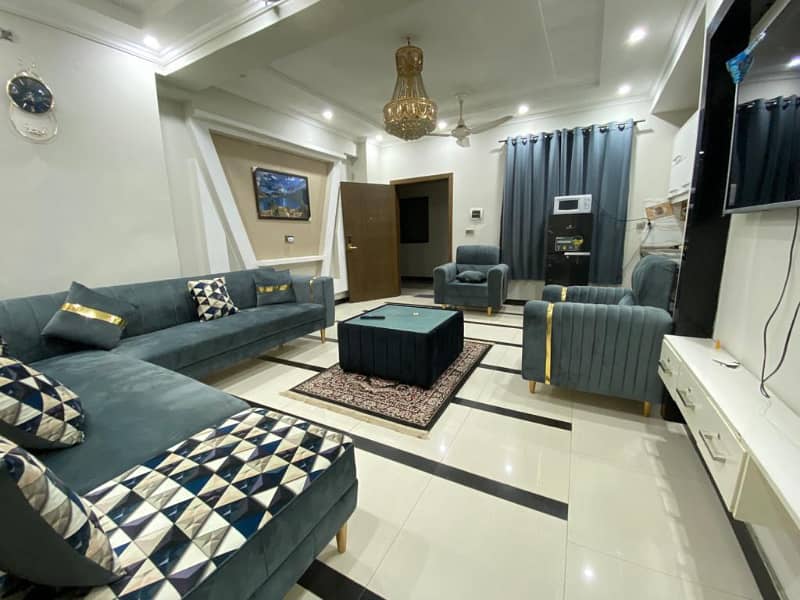 AN OUTSTANDING ONE BED LUXURY FULLY FURNISHED APARTMENT AVAILABLE FOR RENT IN E-11 6