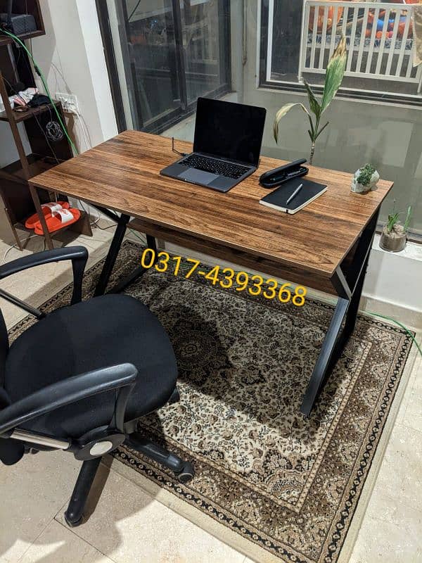 Computer table, Office table , Study table With Bookshelf 1