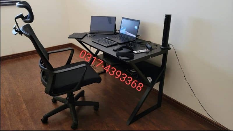 Computer table, Office table , Study table With Bookshelf 2