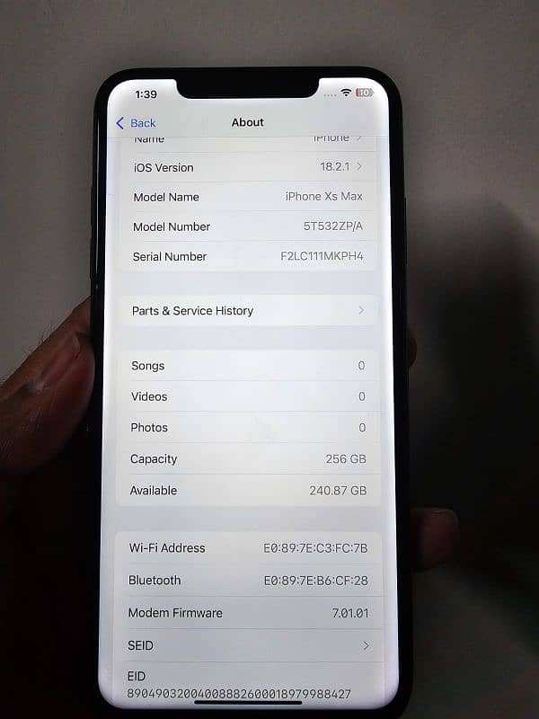 iPhone Xs Max 256gb approved 3