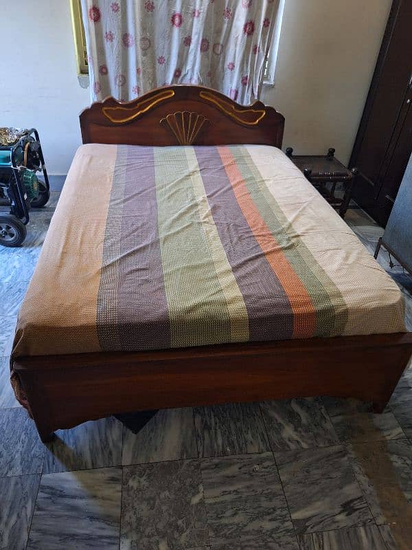 bed with mattress 2