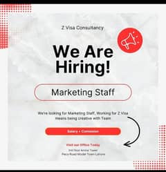 Marketing Staff needed for sales