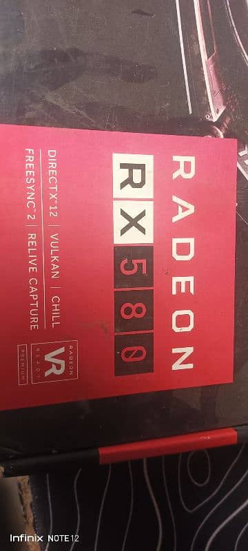 Gigabyte Radeon Rx 580 DDR5 4GB Graphic Card 6