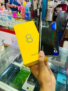 REALME 8 OFFICAL PTA APPROVED WITH IMEI MATCH BOX WITH ORAGINAL CHARGE