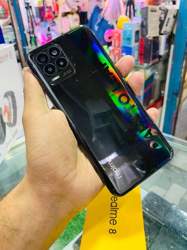 REALME 8 OFFICAL PTA APPROVED WITH IMEI MATCH BOX WITH ORAGINAL CHARGE 2