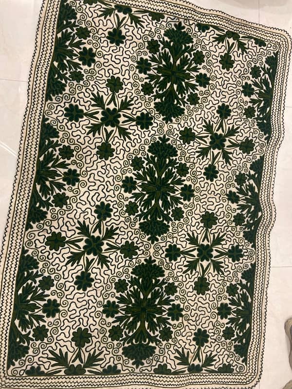 hand embroidered rug for sale 1