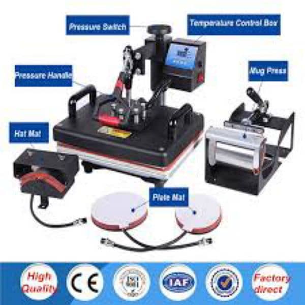 Heat press machine 5in1 0