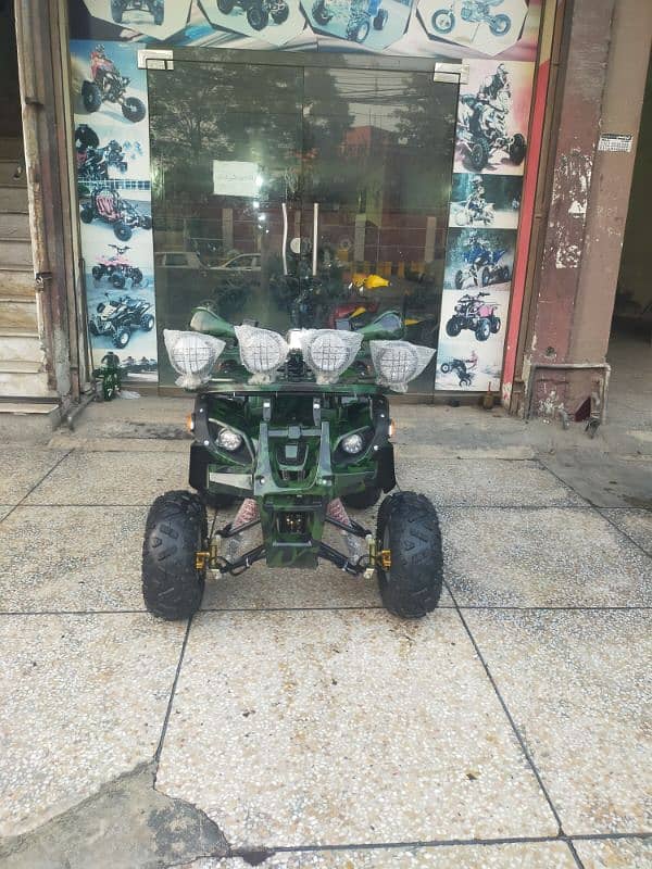 Double Disk Breaks 125cc Hunter Jeep Atv Quad Bike Delivery In All Pak 3