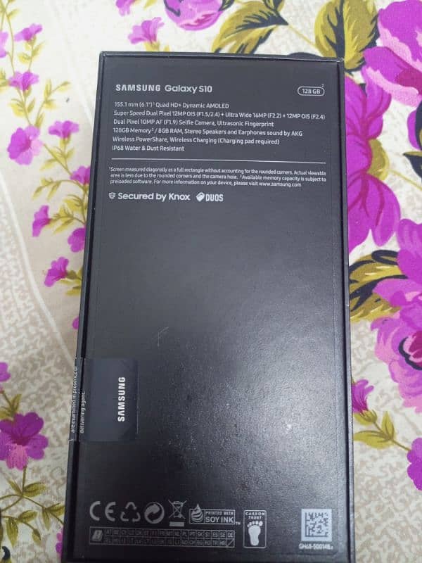 Samsung S10 only box for sale 1