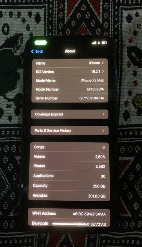 iPhone XS Max duel pta approved 10/10 condition urgent sale 6