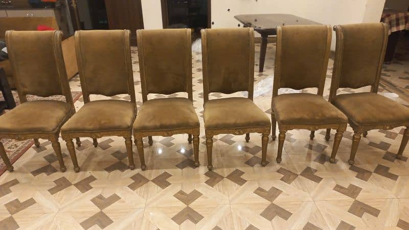 dinning chairs 6 bus polish honay wali or aik doo chairs hilti 1