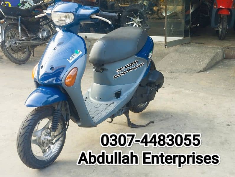 let's 4 model Suzuki Scooty recondition for sale delivery all over Pak 0