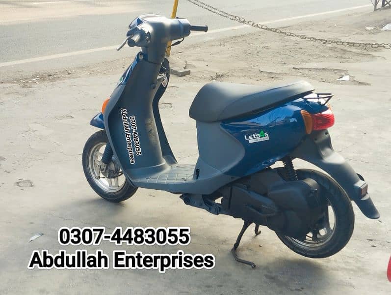 let's 4 model Suzuki Scooty recondition for sale delivery all over Pak 5