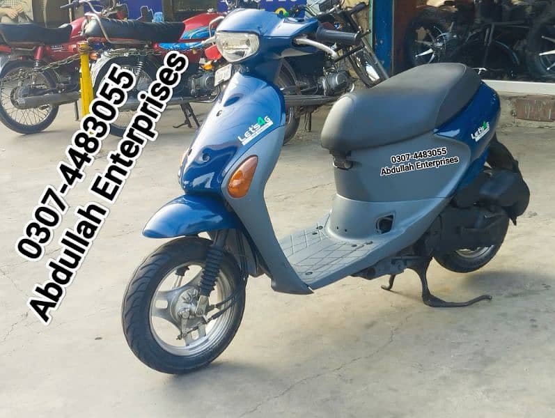 let's 4 model Suzuki Scooty recondition for sale delivery all over Pak 7