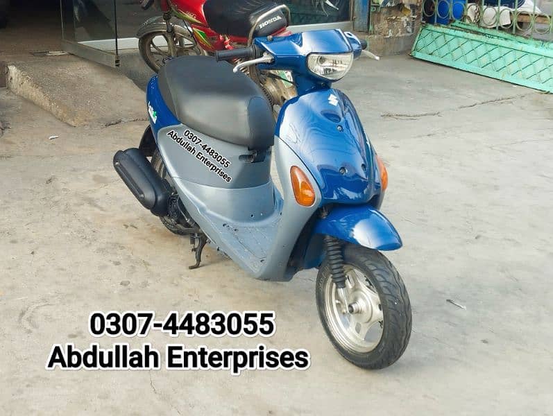 let's 4 model Suzuki Scooty recondition for sale delivery all over Pak 9