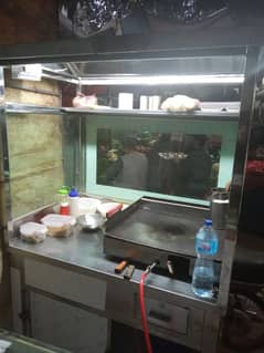 Fast food counter brand new condition