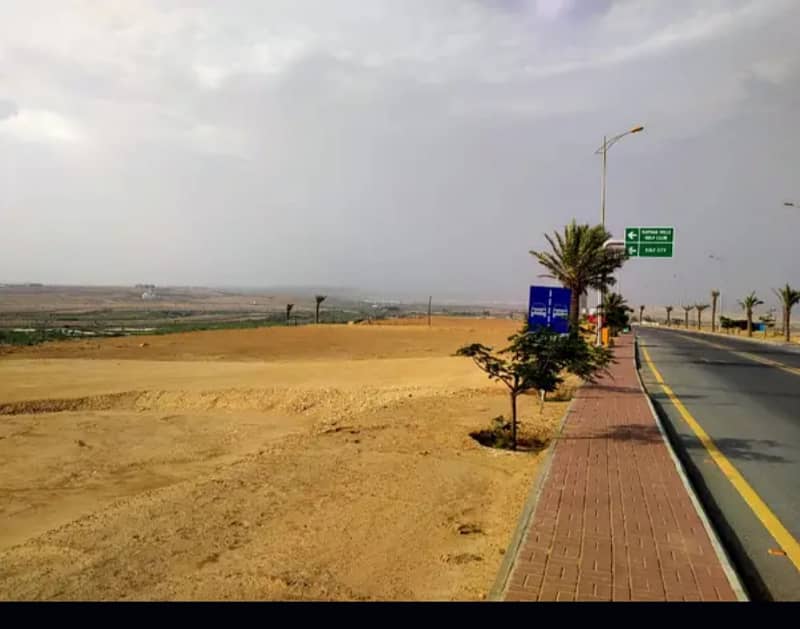 Precinct 27 A Plot Corner With Huge Extra Land Very Near To Park And Market In Bahria Town Karachi 6