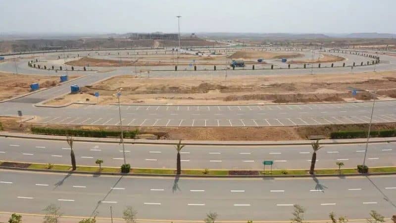 Precinct 27 A Plot Corner With Huge Extra Land Very Near To Park And Market In Bahria Town Karachi 9