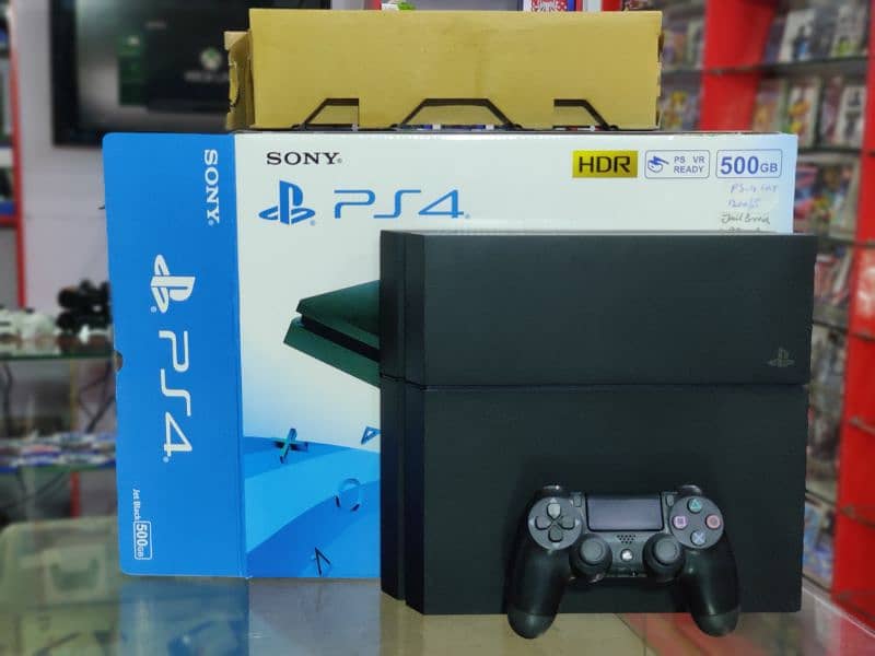 Playstation 4 Jailbreak 1200 Series 500Gb  with games 9