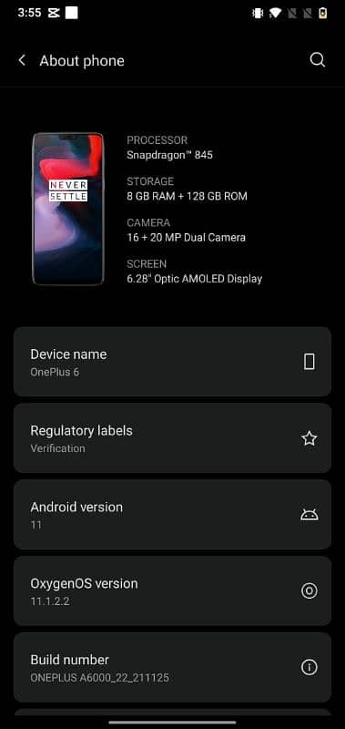 OnePlus 6 Mint Condition Phone 8/128 4