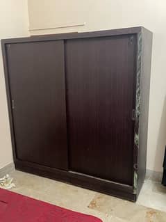 Bed & Sliding Wardrobe