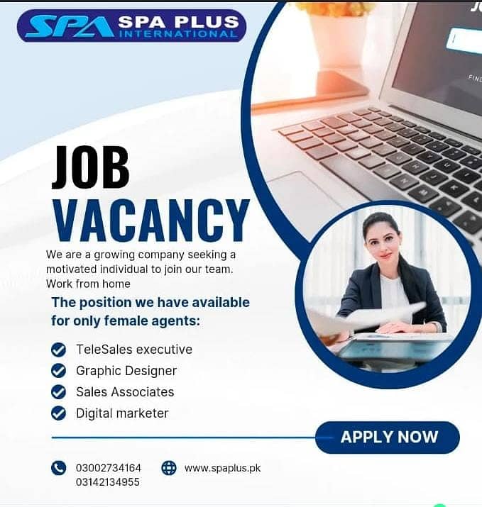 Sales and Marketing | Job for female | Home base and office work both 0