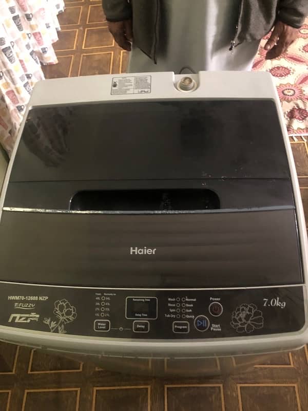 Haider washing machine for sell 0