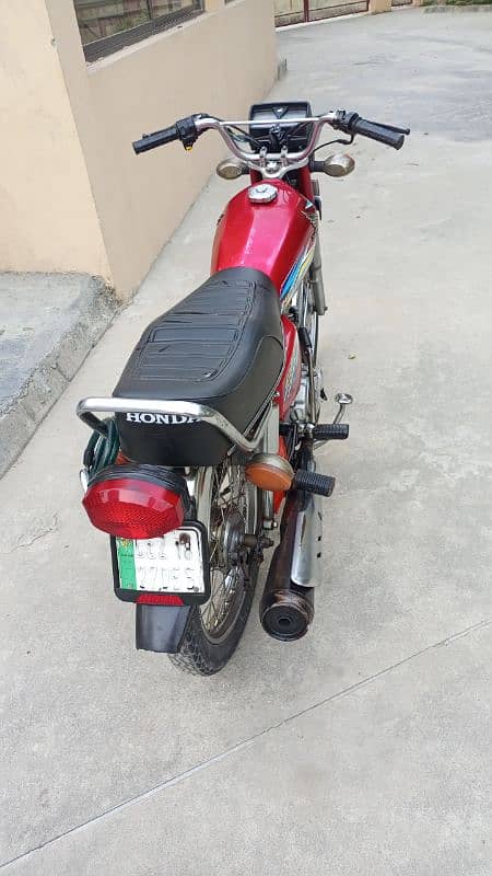 Honda 125 2018 Model Lahore Number 3