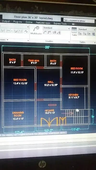 Architect Services//2D floor Plan / Layout/House map/autocad/نقشہ نویس 4