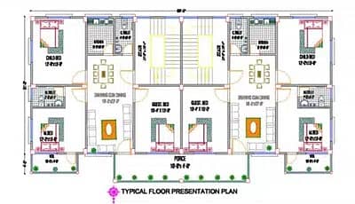 Architect Services//2D floor Plan / Layout/House map/autocad/نقشہ نویس 7