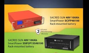 LITHIUM BATTERIES Smart power 48V 100AH (5U)