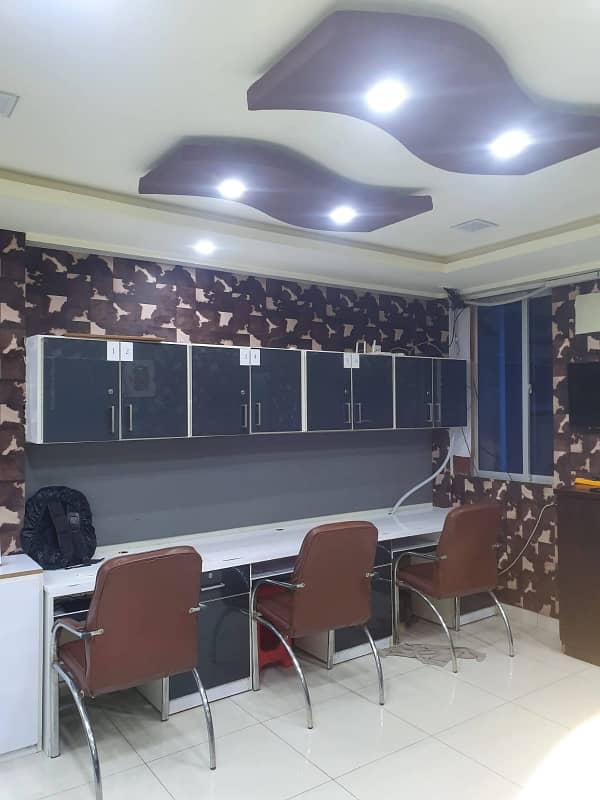 NEAR 26 STREET VIP LAVISH FURNISHED OFFICE FOR RENT WITH LIFT WITH GENERATOR 10