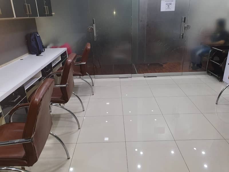 NEAR 26 STREET VIP LAVISH FURNISHED OFFICE FOR RENT WITH LIFT WITH GENERATOR 13