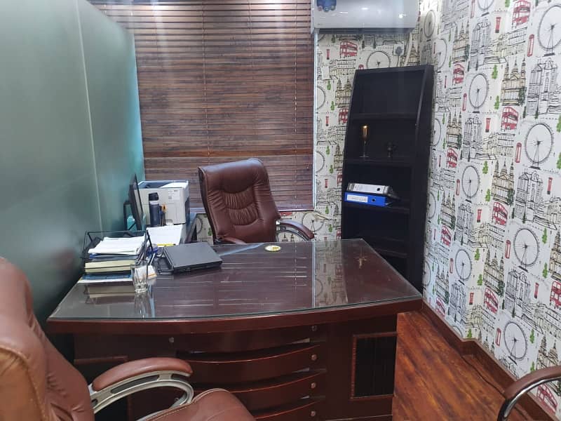 NEAR 26 STREET VIP LAVISH FURNISHED OFFICE FOR RENT WITH LIFT WITH GENERATOR 15