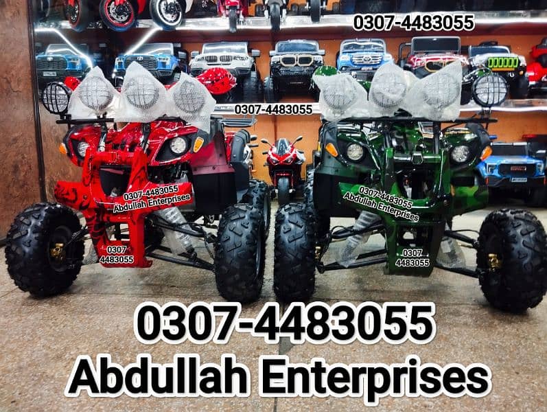 125 cc brand New Jeep model ATV Quad Bike for sale delivery all Pak 0