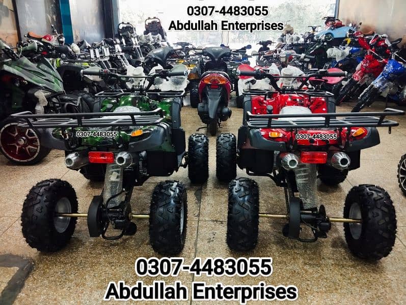 125 cc brand New Jeep model ATV Quad Bike for sale delivery all Pak 3